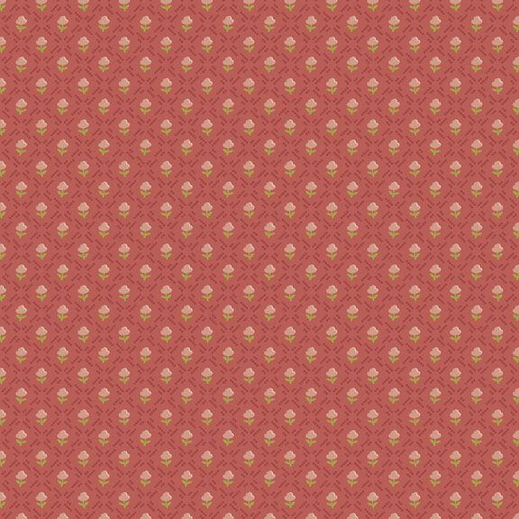 Primrose Prints - Geo Tulip - Red