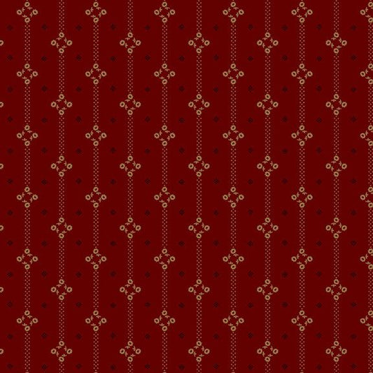 Colorful Coordinates & Stashing - Diamond Stripe - Wine