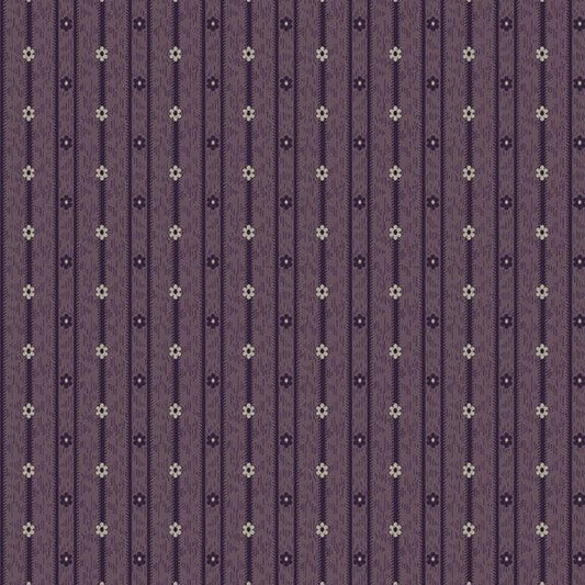Colorful Coordinates & Stashing - Daisy Stripe - Purple (3-Yard Pack)