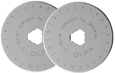 OLFA 45 mm Rotary Cutter Replacement Blades 2 Pack