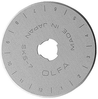 OLFA 45 mm Rotary Cutter Replacement Blades 5 Pack
