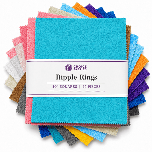 Ripple Rings - 10" Squares (42 Cuts)