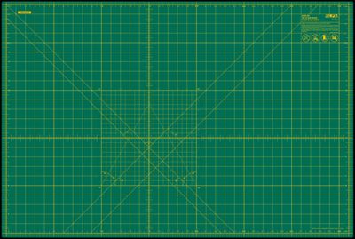 OLFA Double-Sided Self-Healing Cutting Mat Green 24 in x 36 in
