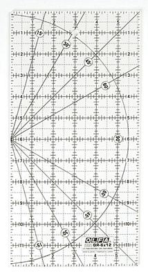 OLFA Frosted Quilting Ruler 6 in x 12 in