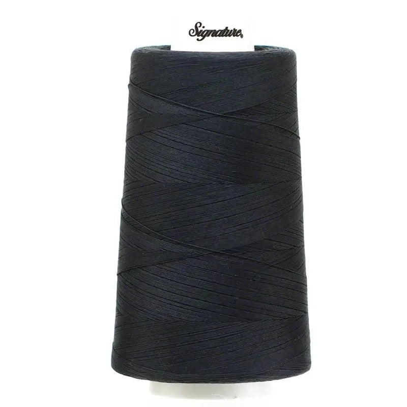 Signature 40 wt Cotton Quilting Thread 3,000 yd Cone - Rail Gray