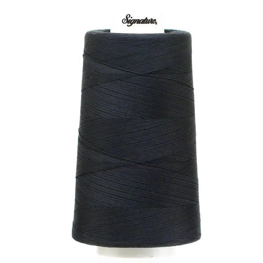 Signature 40 wt Cotton Quilting Thread 3,000 yd Cone - Rail Gray