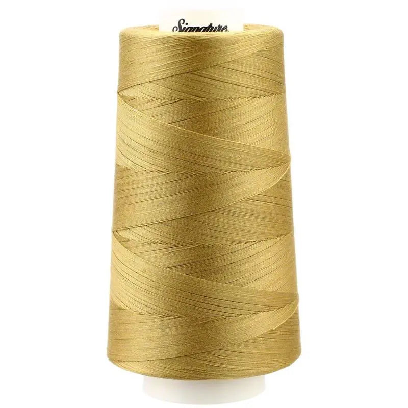 Signature 40 wt Cotton Quilting Thread 3,000 yd Cone - Wheat