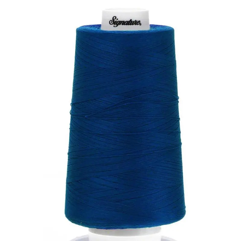 Signature 40 wt Cotton Quilting Thread 3,000 yd Cone - Yale Blue