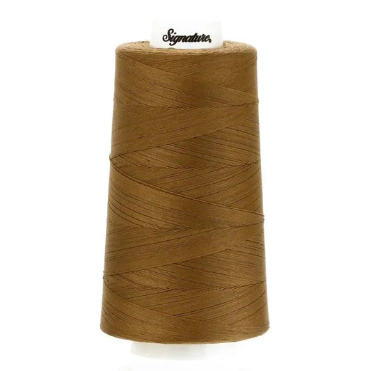 Signature 40 wt Cotton Quilting Thread 3,000 yd Cone - Latte