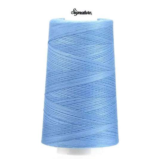 Signature 40 wt Cotton Quilting Thread 3,000 yd Cone - Cobalt Blue