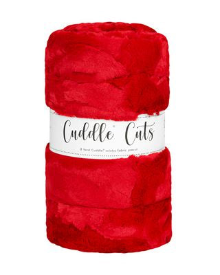 Luxe Cuddle Cut 2 yd - Hide Cardinal