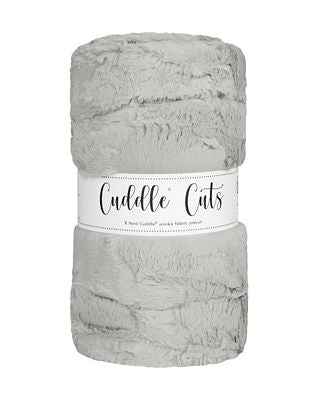 Luxe Cuddle Cut 2 yd - Hide Silver