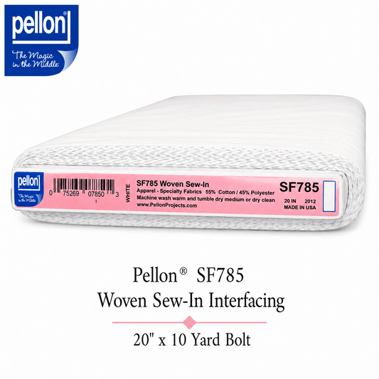 Pellon® SF785 Woven Sew-In Interfacing 20" x 10 yard Bolt (White)