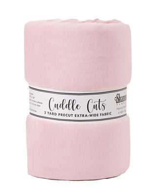 Solid Cuddle Wideback Cut 3 yd x 108/110 in - Blush