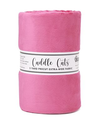 Solid Cuddle Wideback Cut 3 yd x 108/110 in - Fuchsia