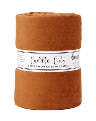 Solid Cuddle Wideback Cut 3 yd x 108/110 in - Ginger