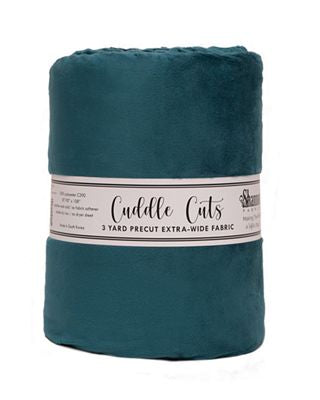 Solid Cuddle Wideback Cut 3 yd x 108/110 in - Mallard