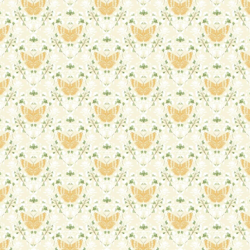 Serenity Blooms - Sacred Flight - Yellow (3-Yard Pack)