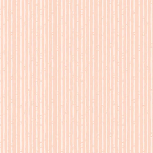 Serenity Blooms - Stripes - Peach