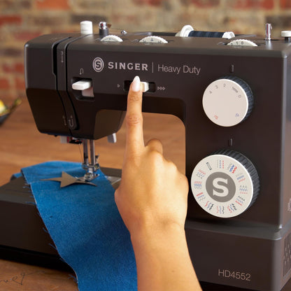 SINGER® Heavy Duty 4552™ Charcoal Sewing Machine