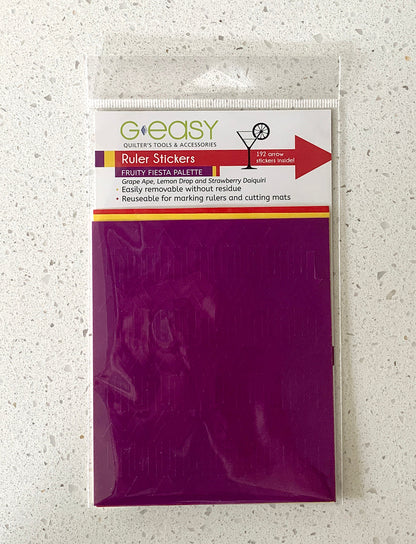 GEasy Ruler Stickers - Fruity Fiesta Palette GE-1101