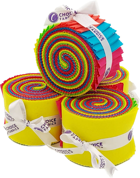 Supreme Solids - 2.5" Roll - Rainbow (20 cuts)