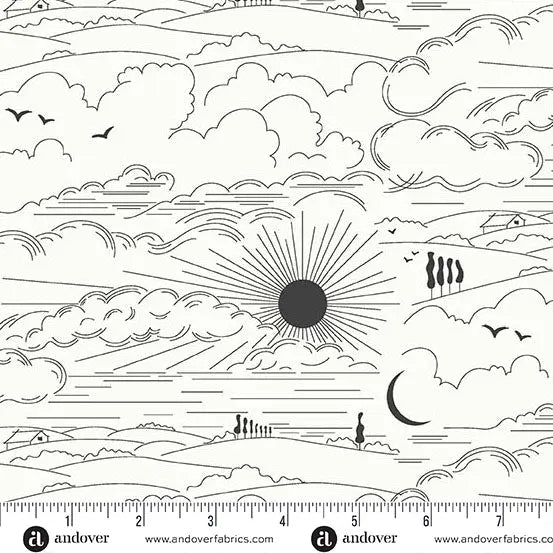 Sun Print Whisper Zebra Dwell 44"/45" Fabric Per Yard