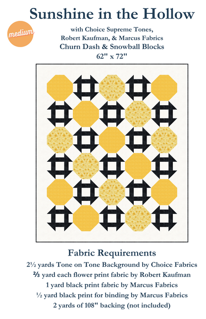 Sunshine in the Hollow - Quilt Kit