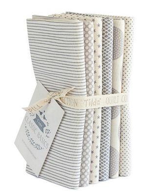 Tilda Basic Classics Fat Quarter Bundle - Grey