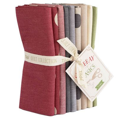 Tilda Seasonal Chambray Fat Quarter Bundle - Winter Hues