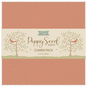Tilda Poppy Seed 5" Charm Pack