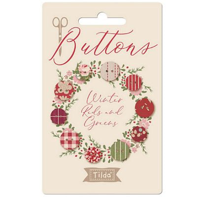 Tilda Creating Memories Winter Buttons