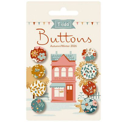 Tilda Village Life Autumn Buttons