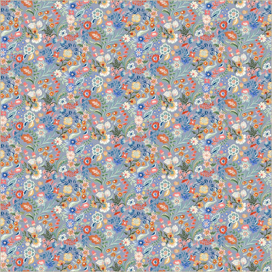 Tapestry Delicate Florentine Cotton 43/44 Fabric Per Yard