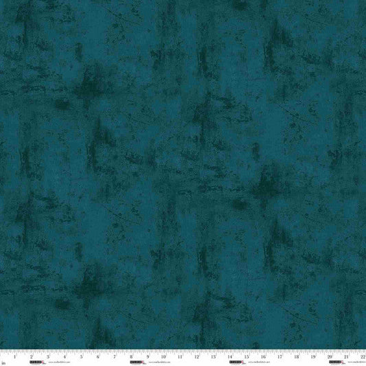 Teal Surface Design Funny Girl 44"/45" Cotton Fabric