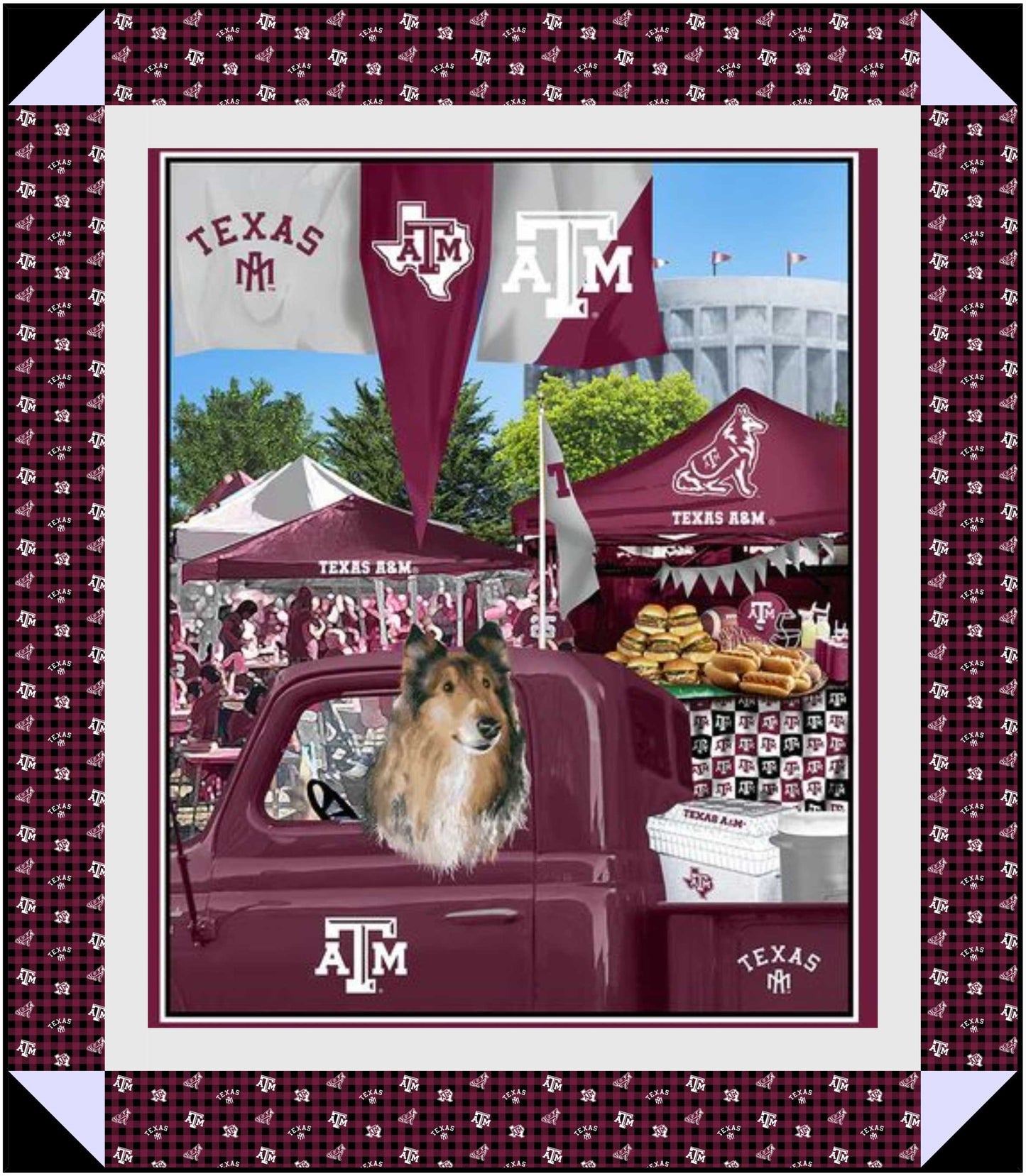 Texas A&M - Tailgate Panel - Quilt Kit