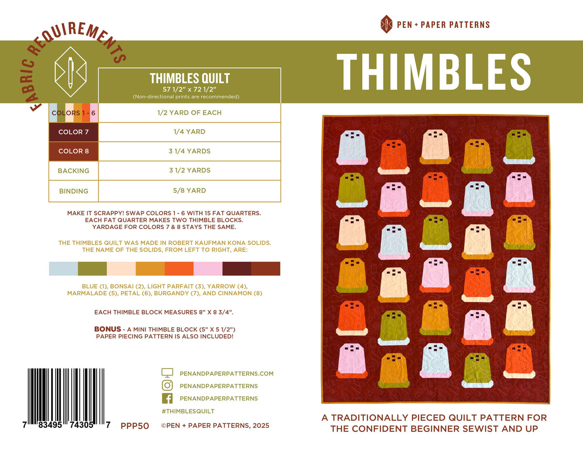 Thimbles Quilt Pattern