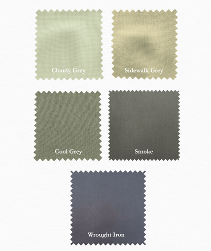 Supreme Solids - One Yard Bundle - 5 pack (Thunderstorm Clouds)