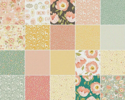 Unicorn Dreams by Poppie Cotton - Fat Quarter Bundle - 19 pack