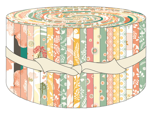 Unicorn Dreams by Poppie Cotton - 2.5" Roll (42 Strips)