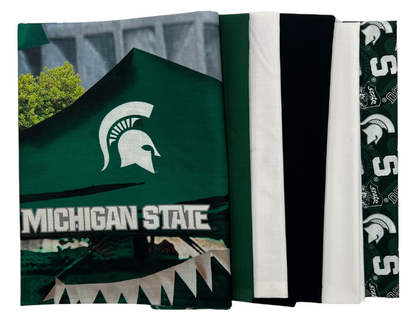 Michigan State Spartans - Tailgate Panel - Quilt Kit