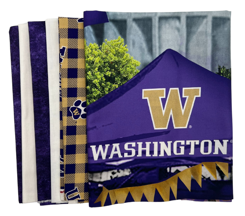 Washington Huskies - Tailgate Panel - Quilt Kit