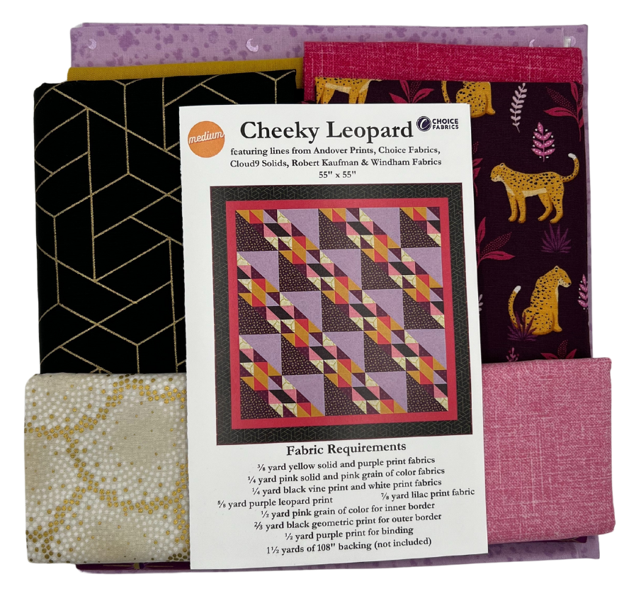 Cheeky Leopard - Quilt Kit