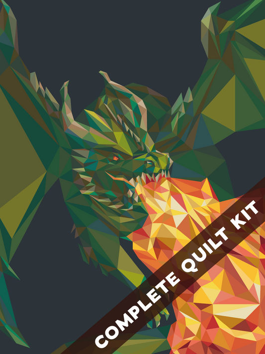 Wasabi the Dragon Quilt Kit
