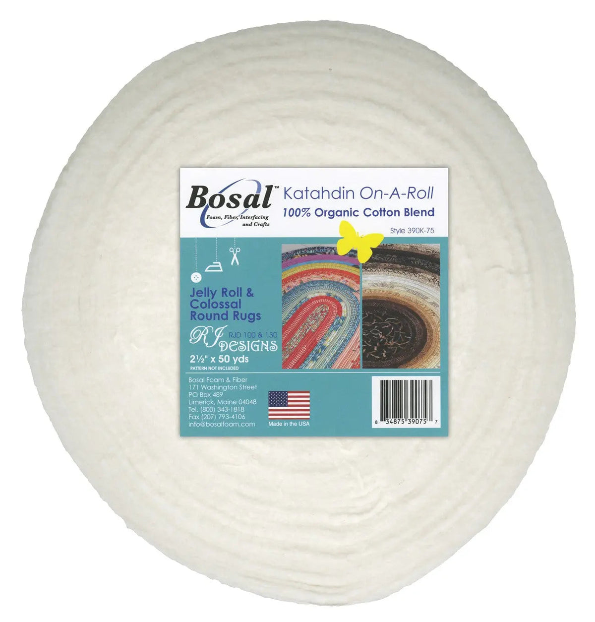 Katahdin On A Roll 100% Cotton 2,1/2 in  x 50 yd
