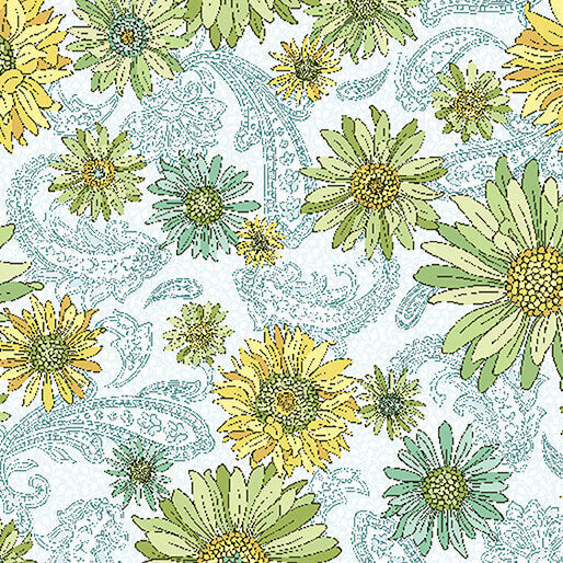 Sleepovers - Best Friends - Blue (3-Yard Pack)