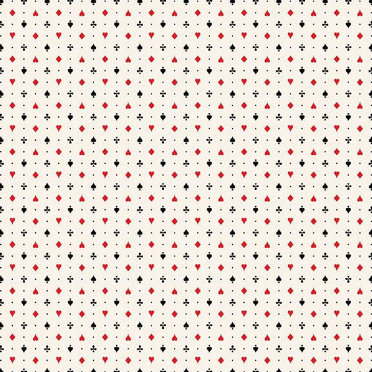 Full House - Playing Card Suits - Cream