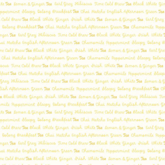 Tea for Two - Words - Yellow