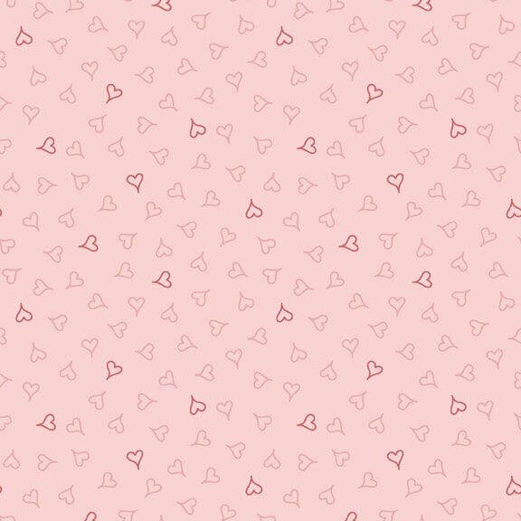 Tea for Two - Hearts - Pink