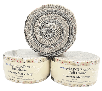 Full House by Marcus Fabrics - 2.5" Roll (40 Strips)